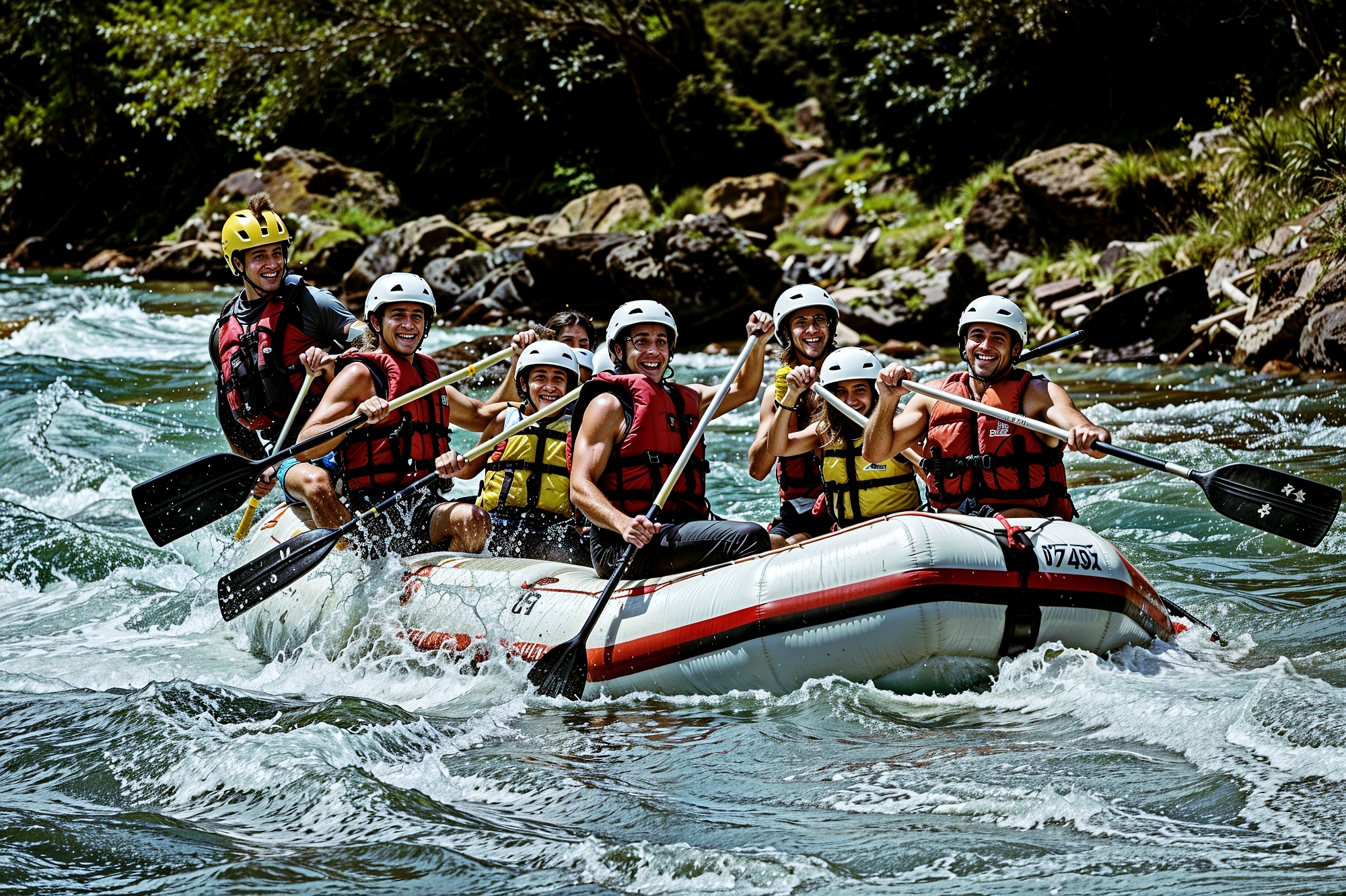 Rafting on Tara River